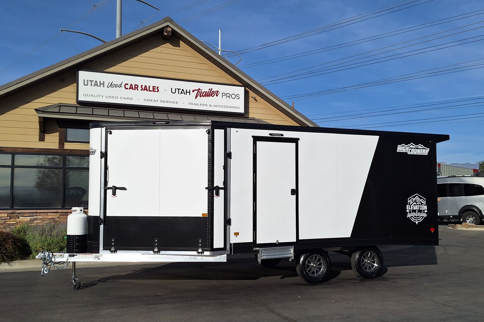 8x16 /8.5x16 UTV/ATV/Snowmobile Enclosed Deckover Aluminum High Country