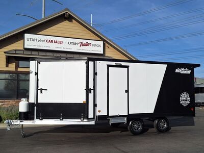 8x16 /8.5x16 UTV/ATV/Snowmobile Enclosed Deckover Aluminum High Country