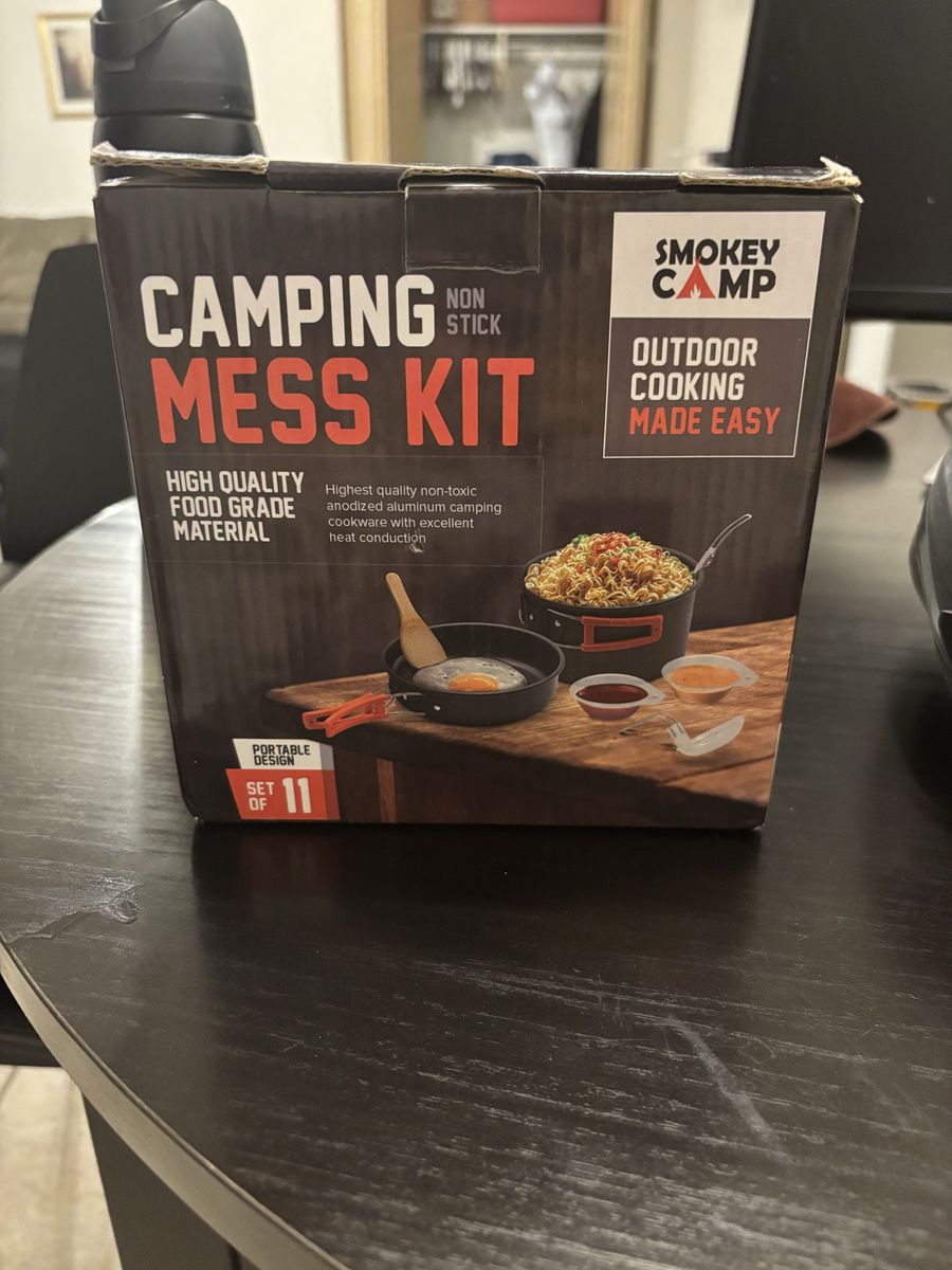 11 Piece Camping Mess Kit In original Packaging