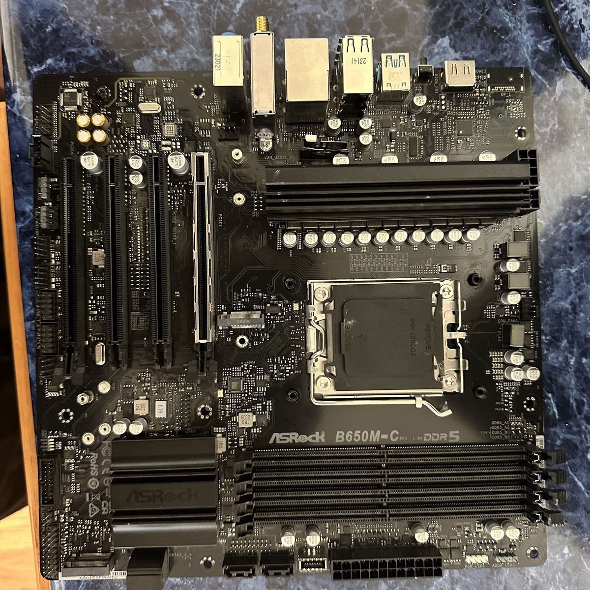 AsRock B650M-C AM5 Motherboard: Working but Defective