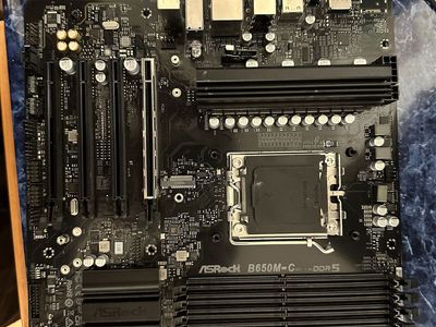 AsRock B650M-C AM5 Motherboard: Working but Defective