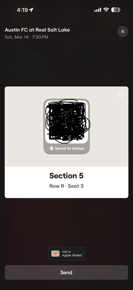 One Ticket Tonight Vs austin Fc