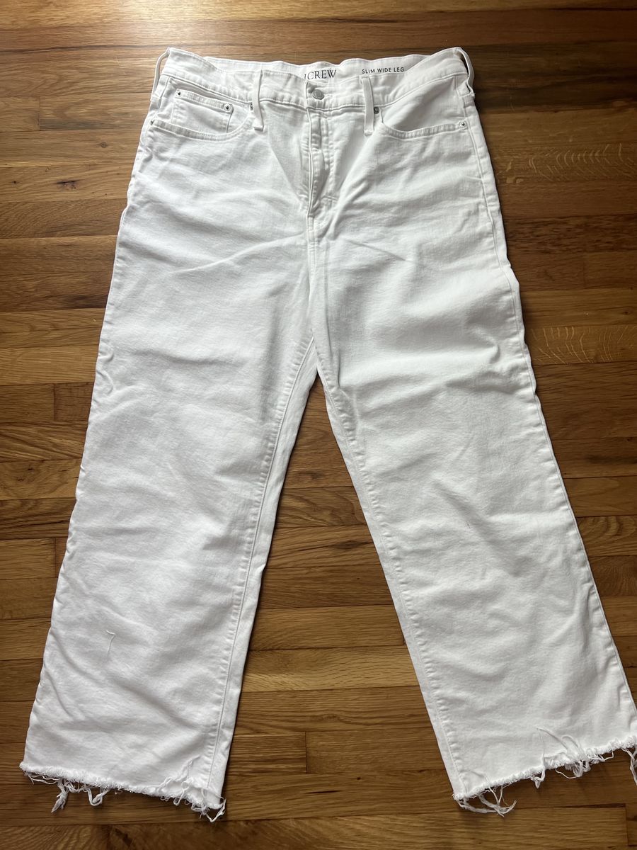 J Crew Summer Perfect White Jeans