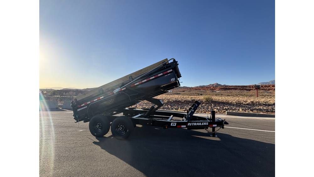 2026 PJ Trailers 7x14 Low Pro 15.4K Dump Trailer