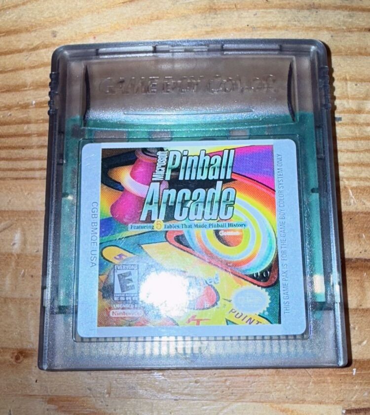 Microsoft Pinball Arcade Nintendo Game boy Color