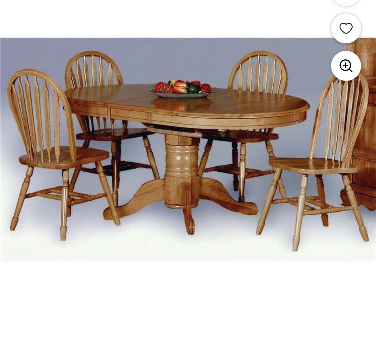 Round table with extension