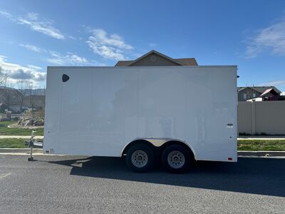 16' Enclosed Car Hauler Trailer For Rent - $65 - Multi-day rental discounts apply!