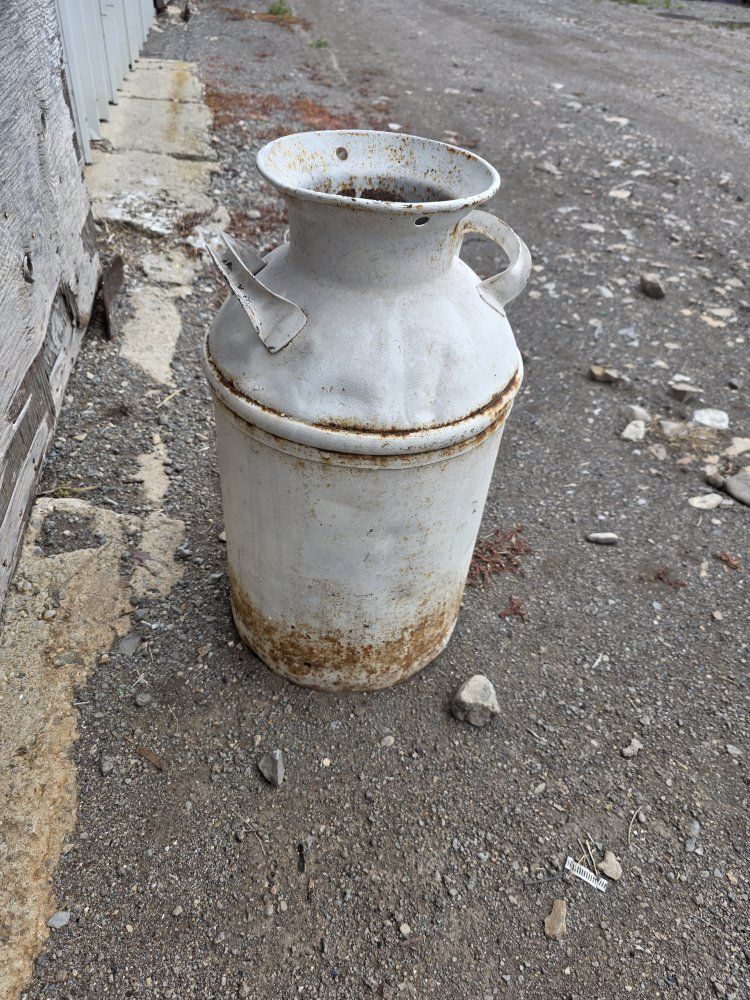 vintage milk can