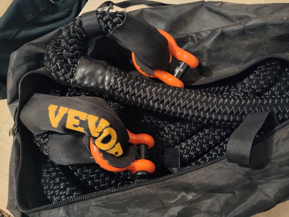 Kinetic recovery and two rope 31.5 feet