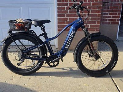 Velotric Nomad Fat Tire Electric Bike - Blue