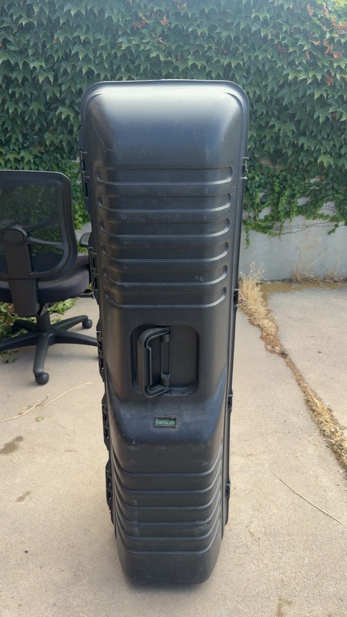 Golf Guard Durable hard-shell travel case with wheels ️ ️