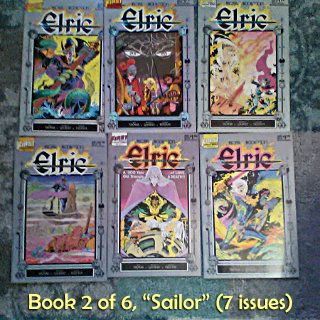 Moorcock books! 24 Elric comics, hardcover essays, etc.