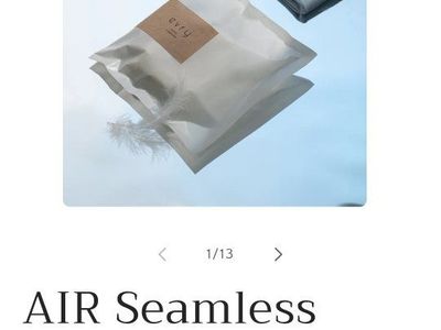 Evry Air Seamless Underwear Size XS White Blue 2-Pack