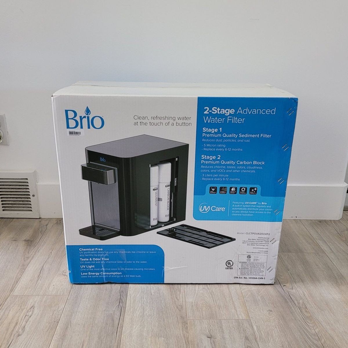 NEW- Brio 2 Stage Countertop Water Dispenser