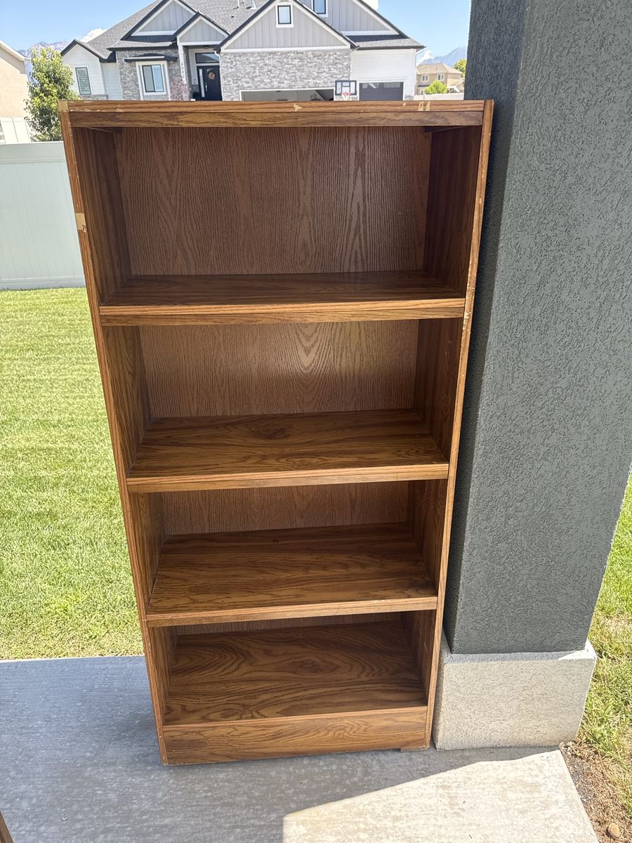 4 shelf bookcase!