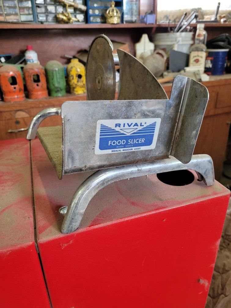 vintage rival food slicer