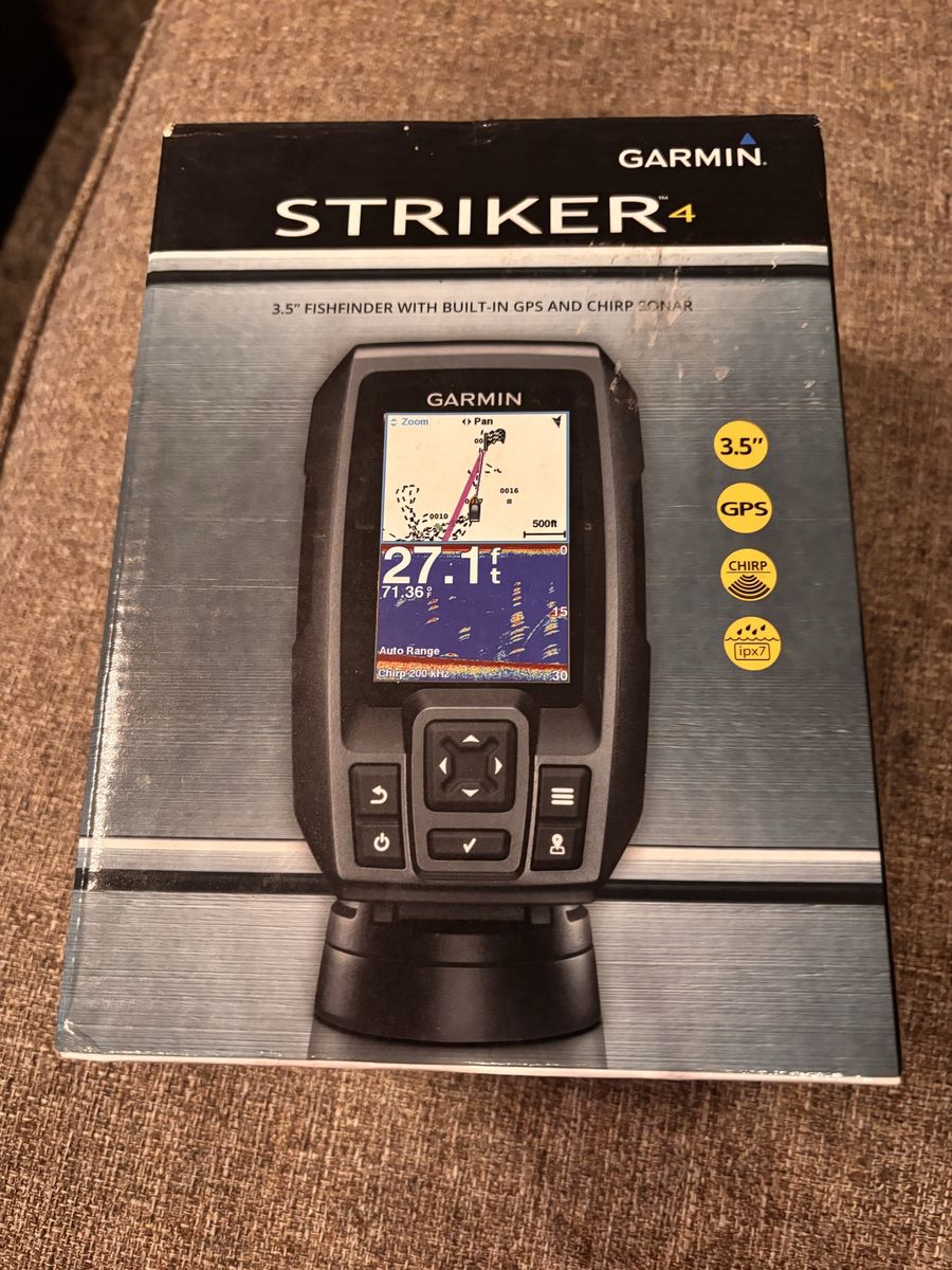 Brand New Garmin Striker 4 Fish Finder In Box