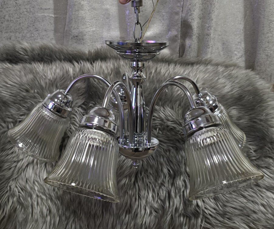 Vintange Underwriters Vintange 5 Arm Hanging Ligth