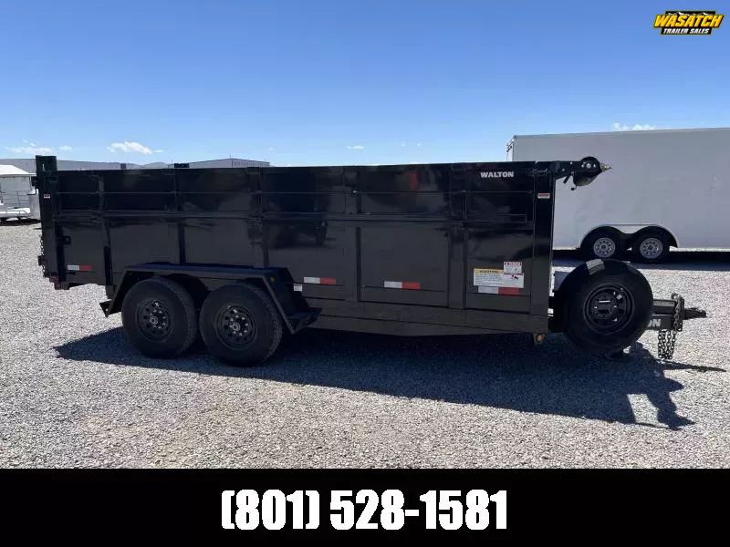 2025 Walton Trailers 7x14 Fold Down Side Scissor L