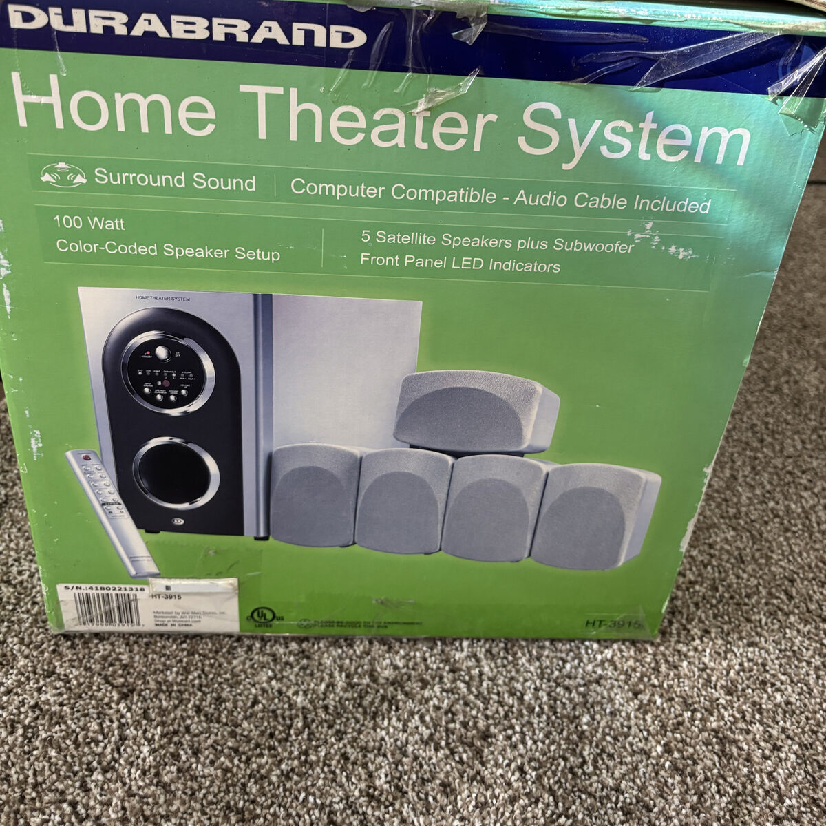 Home Theater System 100 Watts Surround Sound