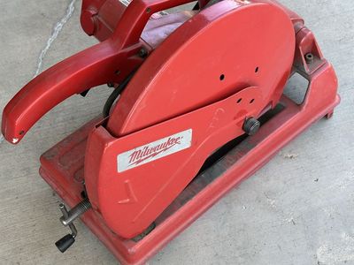 Milwaukee 14” steel cut off saw