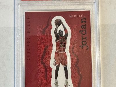 1997 Upper Deck Collector's Choice Michael Jordan Stick-Ums #S30 PSA 9