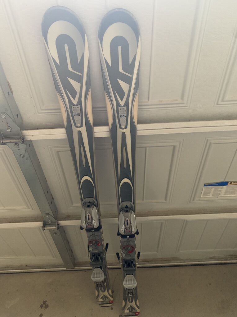 K2 146 Cm Skis Omni Marker Bindings