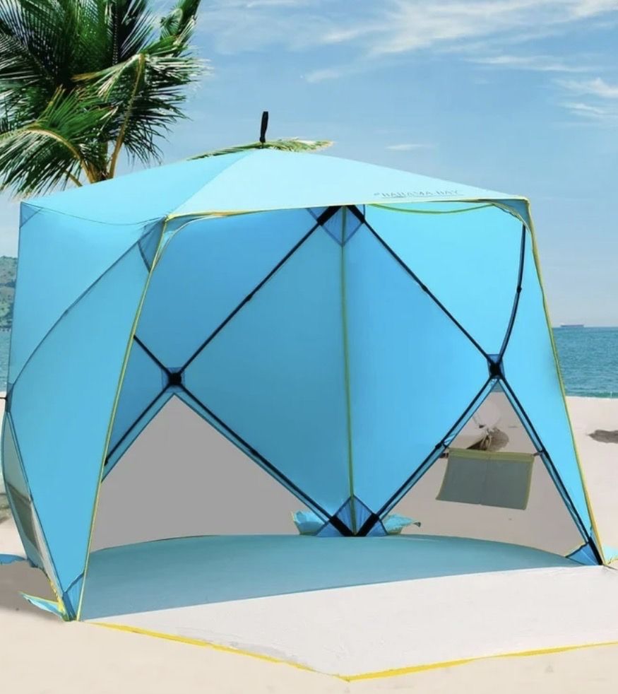 Portable Canopy Sun Shade Beach Tent PopUp Shelter