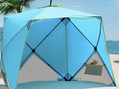 Portable Canopy Sun Shade Beach Tent PopUp Shelter
