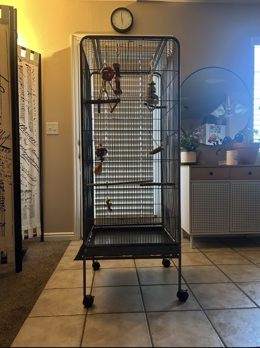 large bird cage