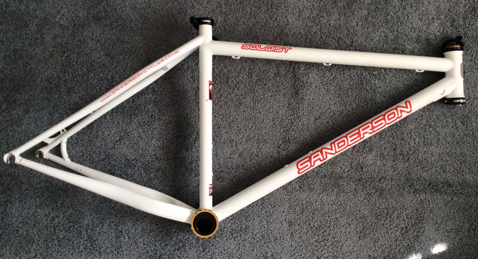 Sanderson Solist Singlespeed Steel 18" MTB Frame 26", 135mm QR, EBB+Spanner