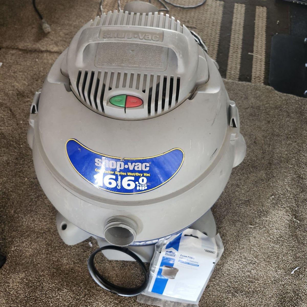 Shop-Vac Contractor Series 16-Gallon 6.0 Peak HP Wet/Dry Vacuum