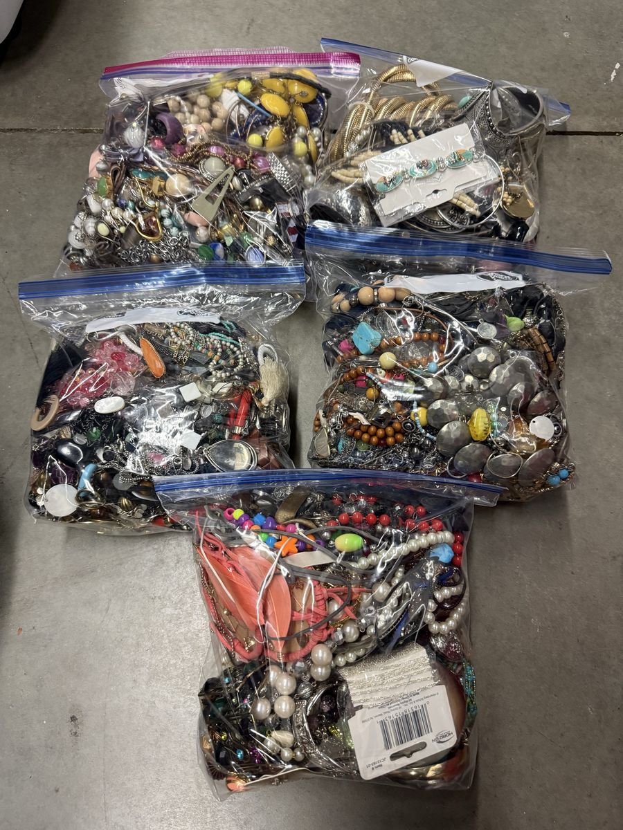 30 Pounds of Costume Jewelry -Vintage / Used / New