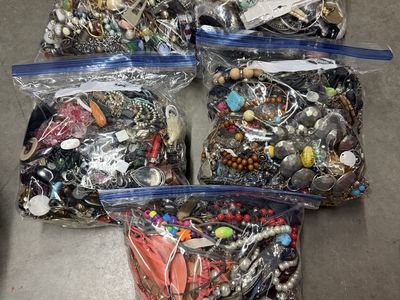 30 Pounds of Costume Jewelry -Vintage / Used / New