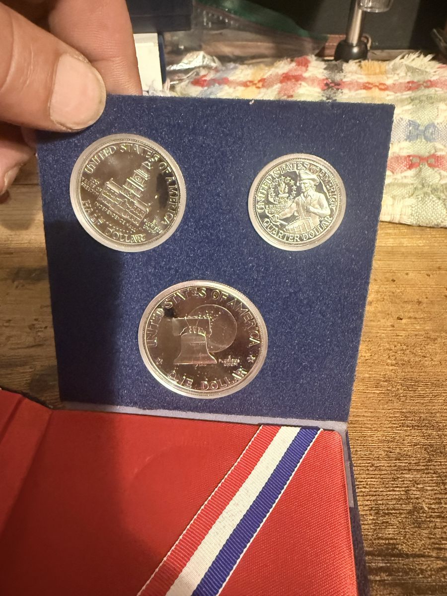 Bicentennial silver proof set