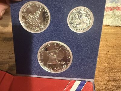 Bicentennial silver proof set