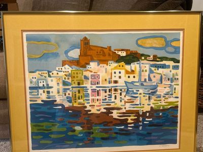 Vintage Limited Edition Lithograph by C. Maron (311/350) Signed