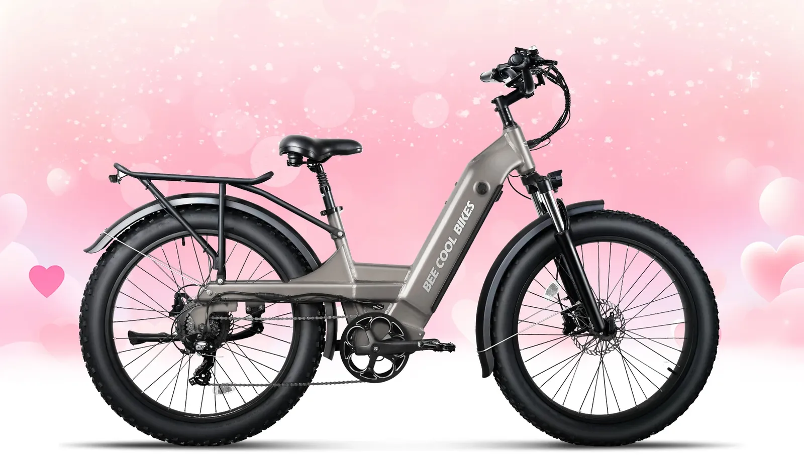 Bee Pathfinder Step-Thru Full Suspension Long Range Ebike - Bee Pathfinder Step-Thru