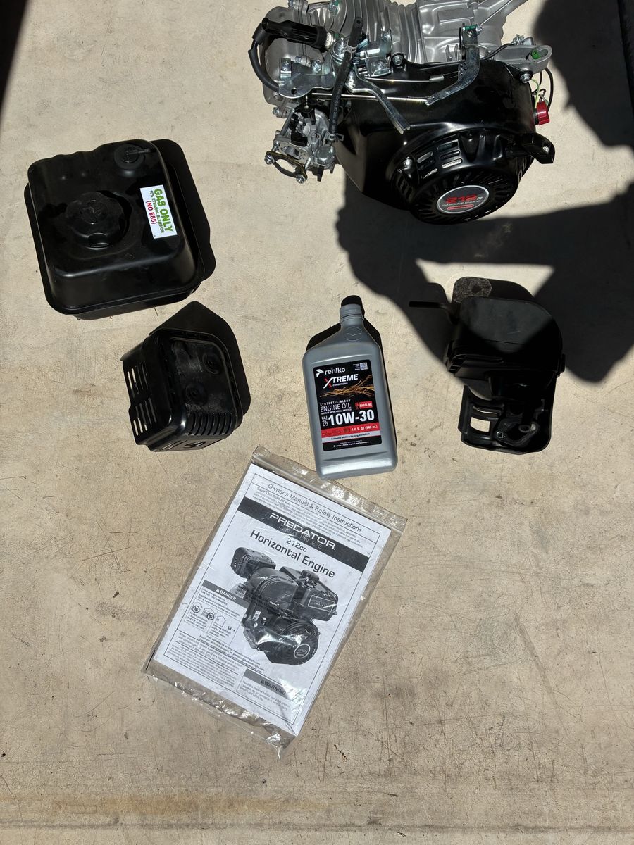 Never used Predator 212cc engine