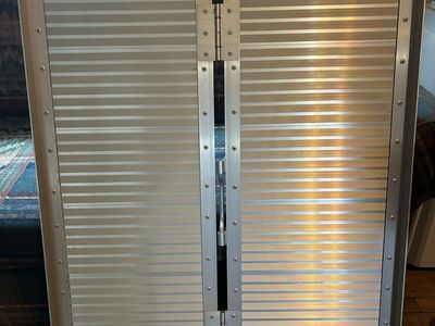 Folding Aluminum Wheelchair Ramp - Portable Mobility Aid, 36x28 inches