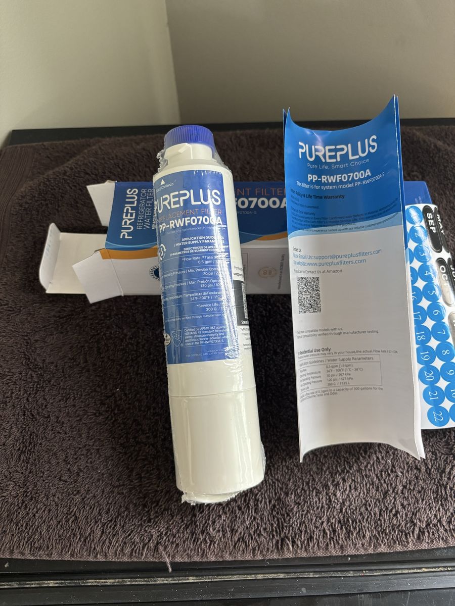 Pureplus refrigerator water filter