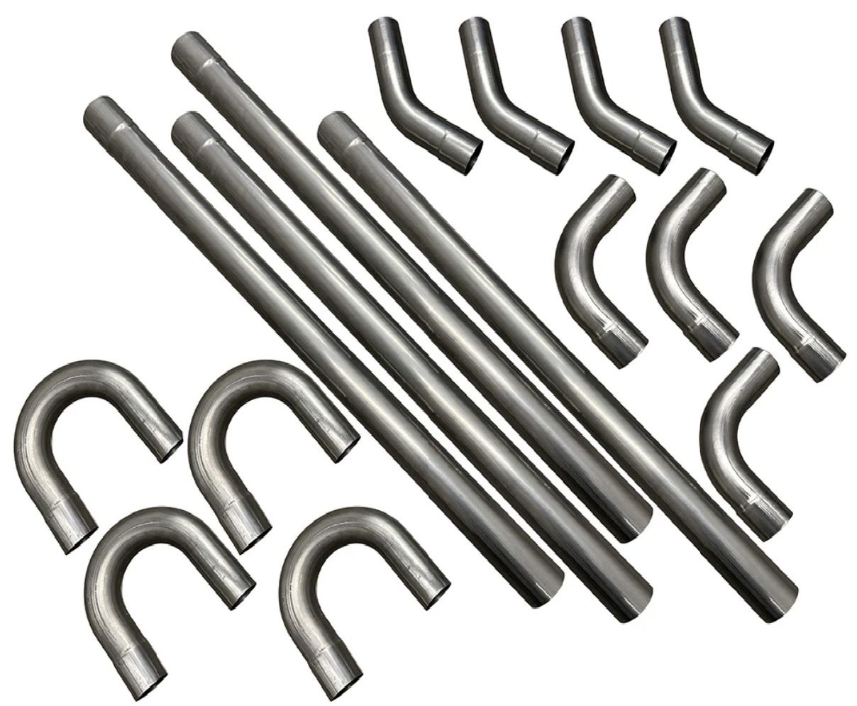 3" Stainless Steel Universal Builders exhaust kit