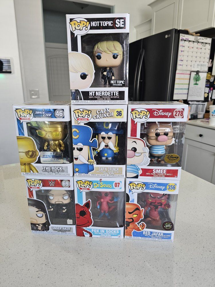 Assorted Funko pops