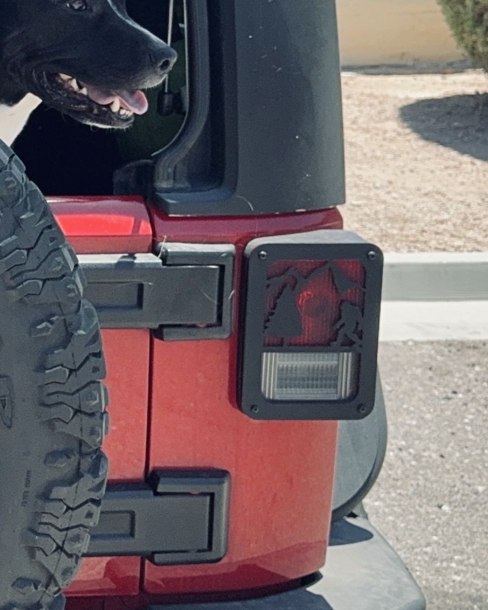Bigfoot/Saaquatch Jeep Wrangler Taillight Covers