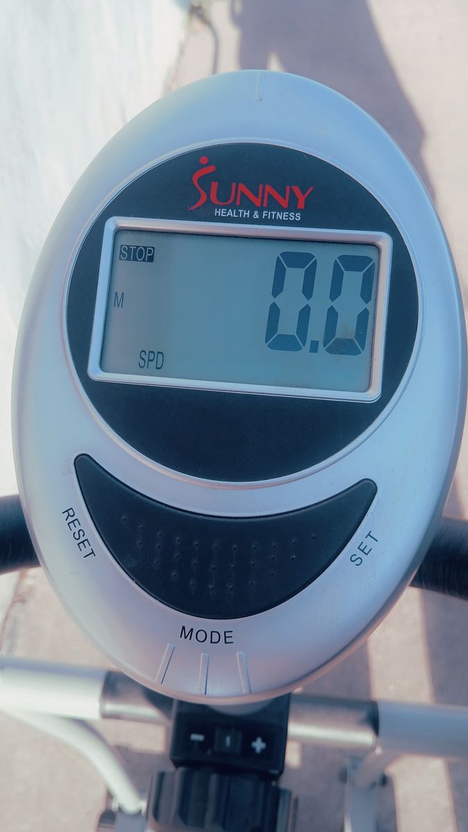 Sunny Health & Fitness SF-E905 Elliptical Trainer Exercise Machine Compact Cardio