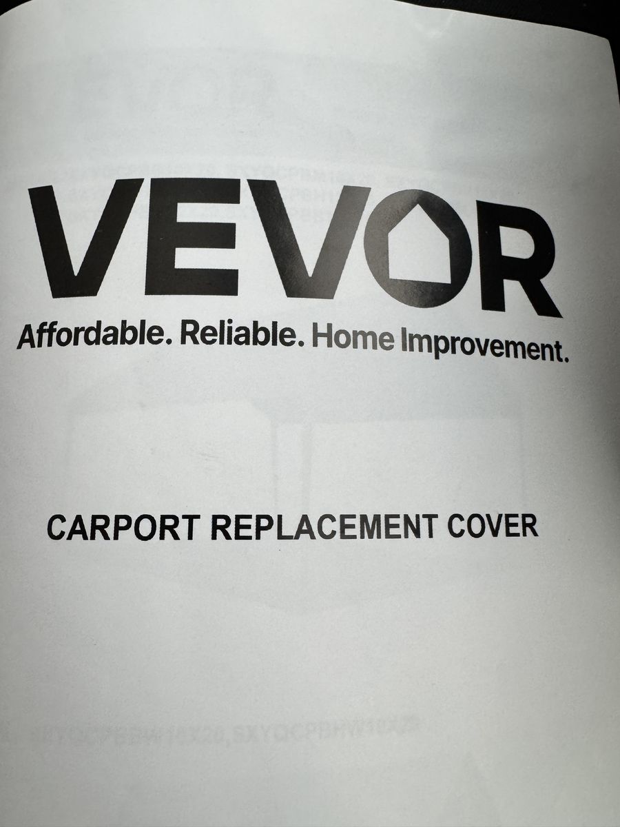 Replacement Carport Cover