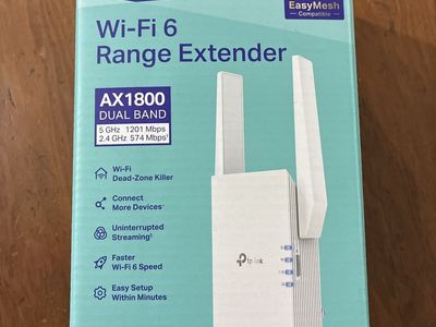 TP-Link AX1800 Wi-Fi 6 Range Extender RE605X Dual Band
