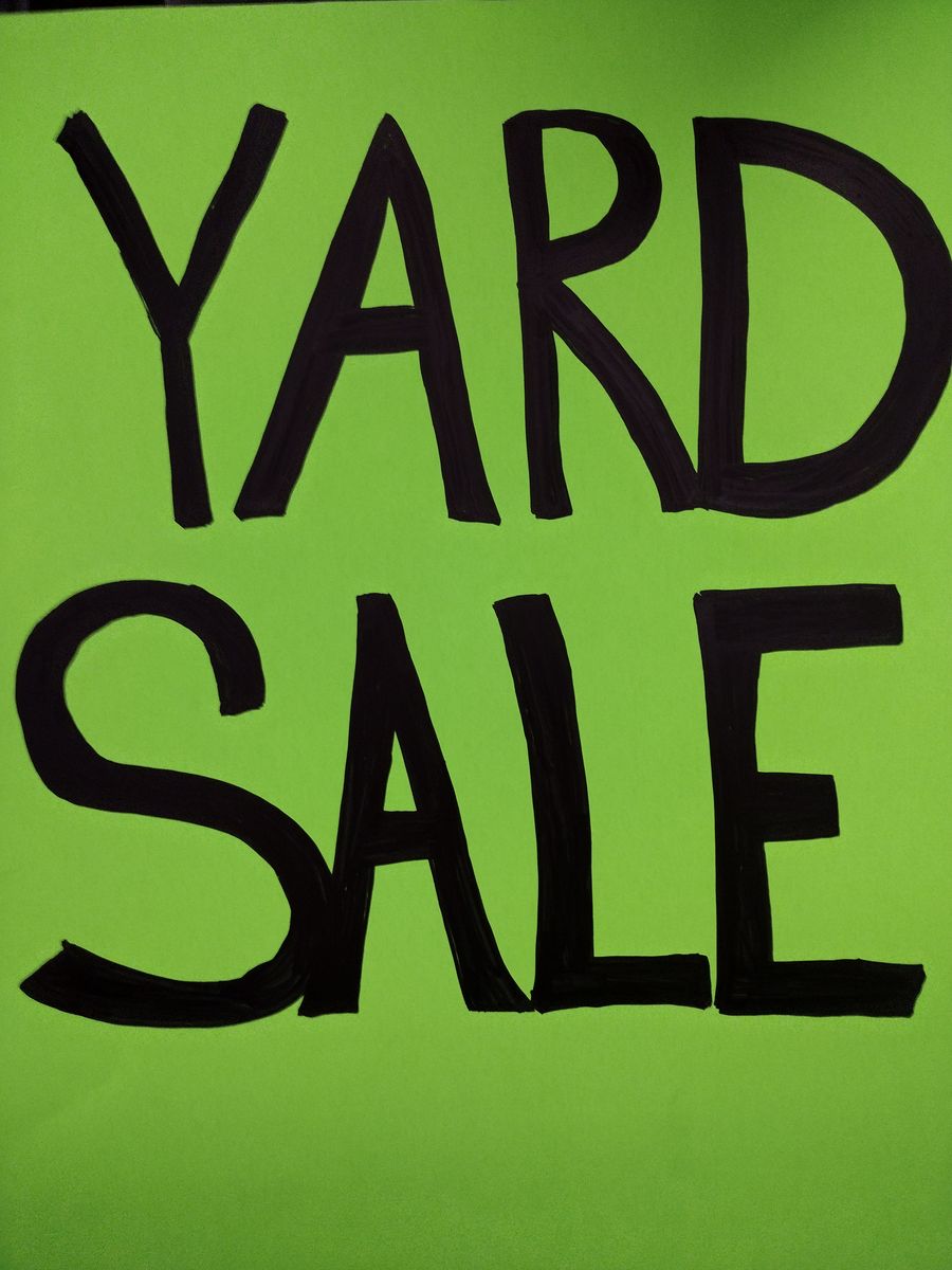 Yard sale 7-4 & 7-5 @ 4899 s. 4420 w. 9a.m. to 5p m.