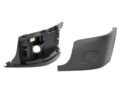 Pensunauto Front Bumper Reinforcement & End Cover For Freightliner Cascadia 2008-2017 Left