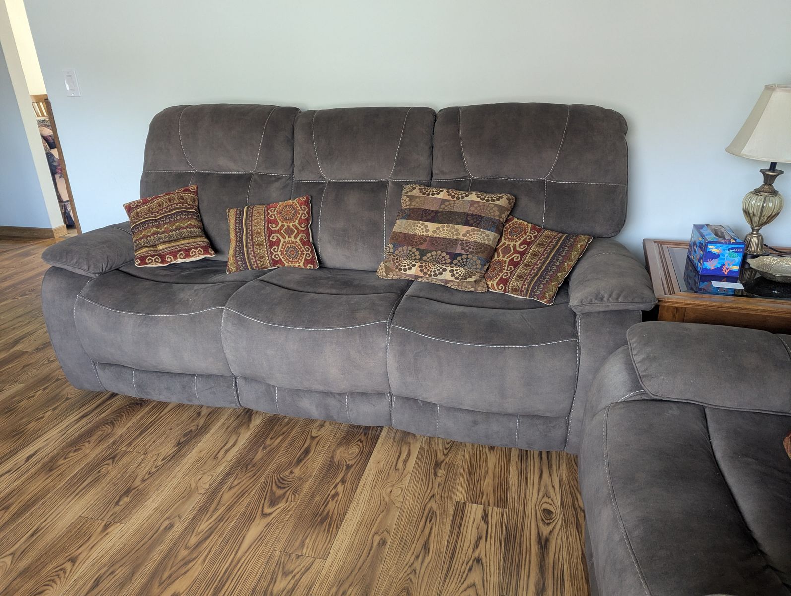 Two Recliner Sofas